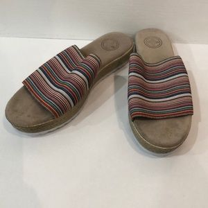 Tory Burch espadrille slides Sz 8